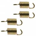 Caltric 4x Exhaust Muffler Spring Compatible With Polaris Sportsman X2 500 700 800 Efi 2007-2010