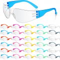 Macarrie 100 Pcs Kids Safety Glasses Bulk Goggles For Children Goggle Laboratory Sport Shooting Multicolor 