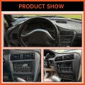 Ecotric Dash Panel Cover Compatible With 2000-2005 Cavalier Instrument Cluster Trim Plate Black Replace For Part Number