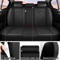 Universal Leather Car Seat Covers Full Set For 5 Seats Waterproof Faux Front And Rear Cushion Protectors Most Cars Trucks Suvs