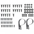 Kuafu Fender Flare Compatible With 2014-2023 Yamaha Viking And Vi Extended Splash Guard Mud Flap 6pcs Pe Black Replacement For