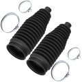 Steering Rack And Pinion Tie Rod Boot Kit With Bellows Ties Clamp 2 Piece Silicone Set For Toyota Prius Chevrolet Traverse Gmc