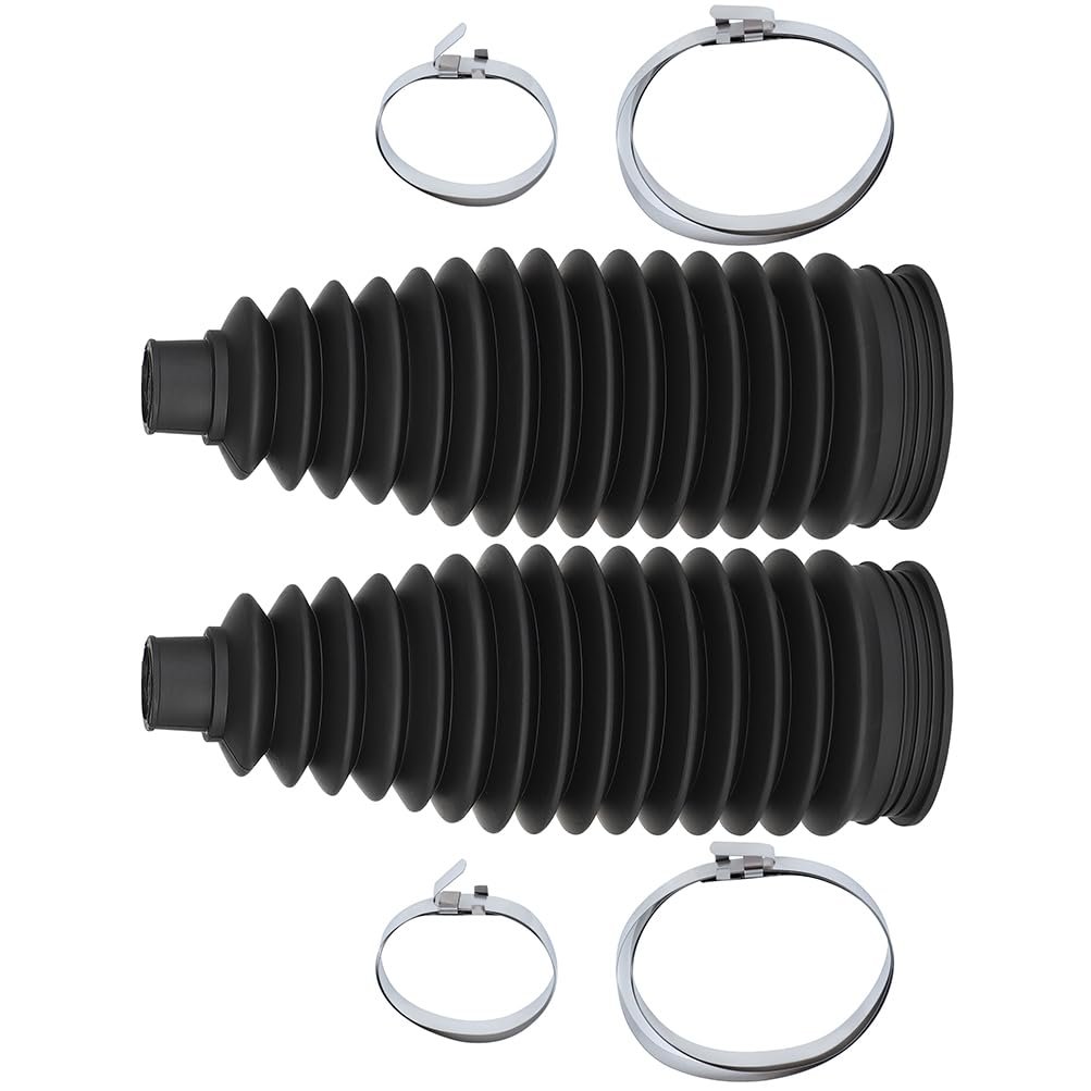 Steering Rack And Pinion Tie Rod Boot Kit With Bellows Ties Clamp 2 Piece Silicone Set For Toyota Prius Chevrolet Traverse Gmc