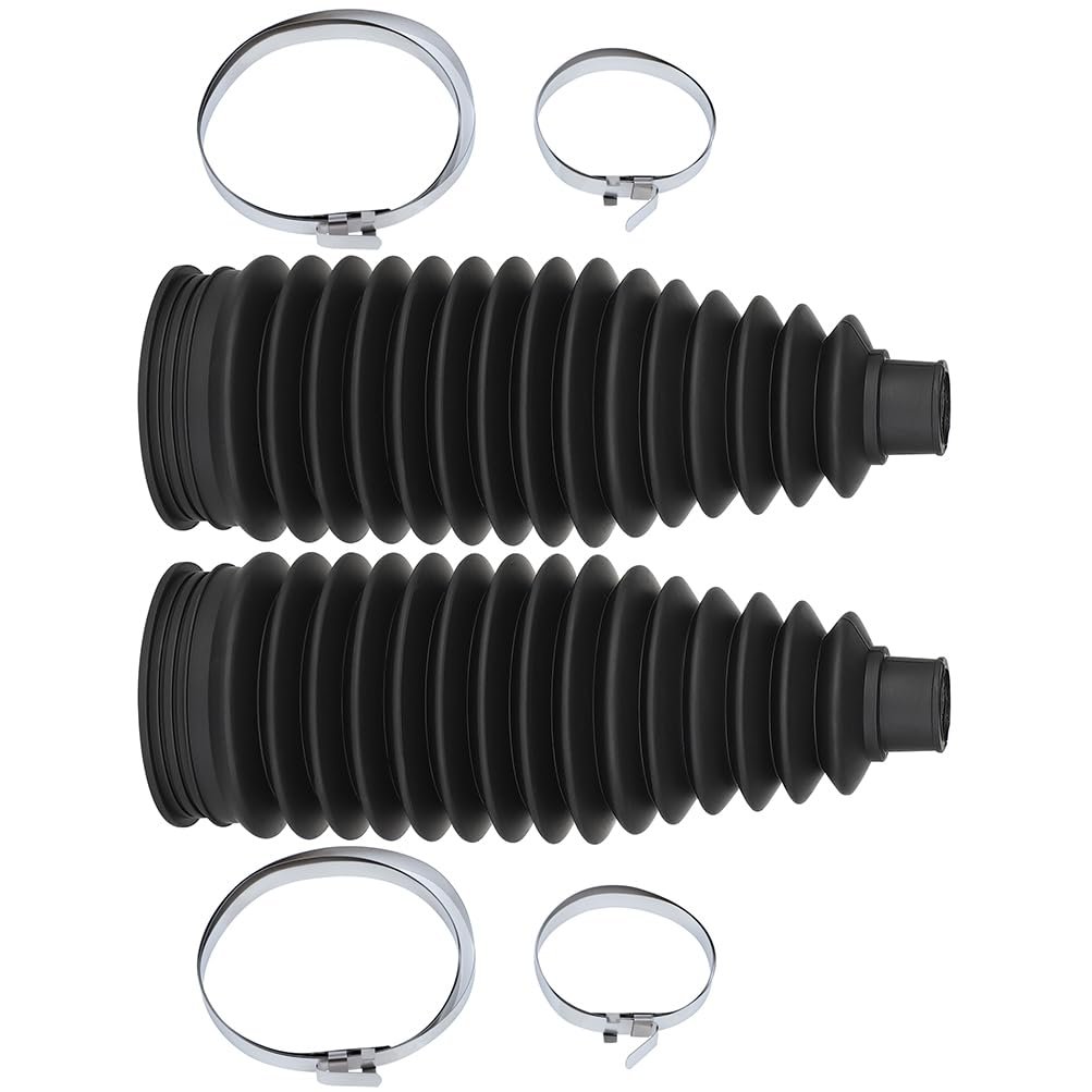 Steering Rack And Pinion Tie Rod Boot Kit With Bellows Ties Clamp 2 Piece Silicone Set For Toyota Prius Chevrolet Traverse Gmc