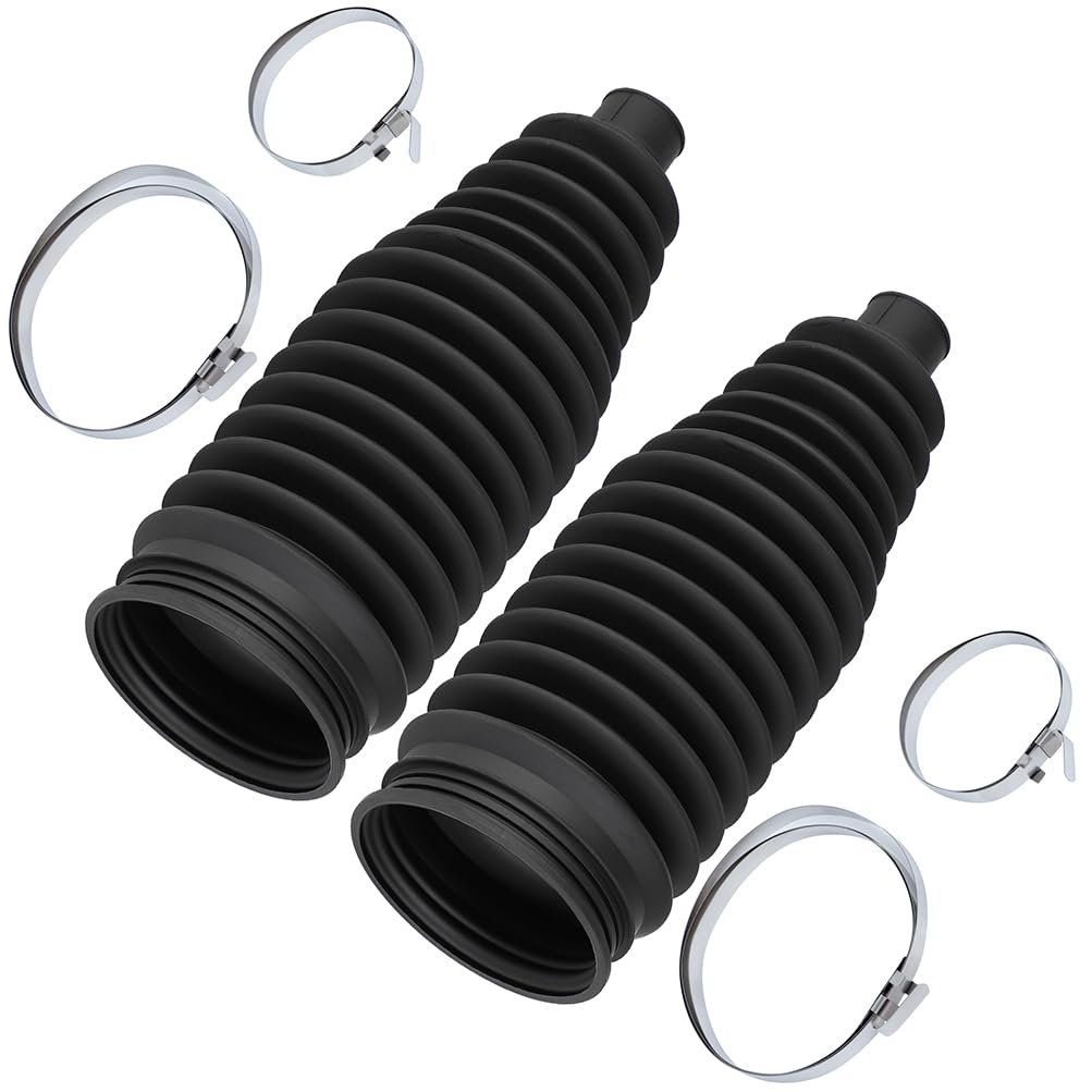 Steering Rack And Pinion Tie Rod Boot Kit With Bellows Ties Clamp 2 Piece Silicone Set For Toyota Prius Chevrolet Traverse Gmc