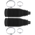 Steering Rack And Pinion Tie Rod Boot Kit With Bellows Ties Clamp 2 Piece Silicone Set For Toyota Prius Chevrolet Traverse Gmc