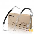 A-premium Power Steering Hose Pressure Return Line Assembly Compatible With Subaru Impreza 2002-2003 H4 2 5l 2-pc Set