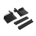 Front Bumper Fillers Set For 1979-1985 Cadillac Eldorado Black Painted 4pcs 