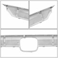 Ho1210157 Front Grill Trim Moulding Compatible With Honda Accord Lx Ex Ex-l Touring 2018-2020 Polished Chrome