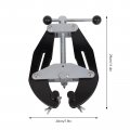 Pipe Clamp 1 96-5 9in With Quick Acting Screws High Strength Alignment Tool Strong Hand Tools Black