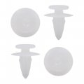 Uxcell Car Door Fender 7mm 0 28inch Hole Push Plastic Rivets Retainer Clips White 50 Pcs