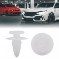 Uxcell Car Door Fender 7mm 0 28inch Hole Push Plastic Rivets Retainer Clips White 50 Pcs
