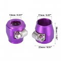 X Autohaux 4pcs An8 Hex Car Hose Finisher Flexible Rubber Pipe Clamp With Screw Band Adapter Fitting For Oil Fuel Water Tube