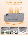 Ocpty Sun Visor Fit For 2006-2008 Nissan Murano With Sunroof Gray Left Driver Side