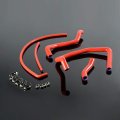 Compatible For Suzuki Gsx1300r Hayabusa 99-07 Red Silicone Radiator Hose Tube Kit 