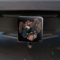 Patriotic Eagle Usa American Flag Shield Tow Trailer Hitch Cover Plug Insert