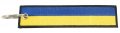 Ukraine Flag Key Chain 100 Embroidered 