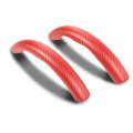G-plus Universal 15 Steering Wheel Cover Car Anti-skid 2pcs Grip Protector Compatible With Most Trucks Suv Sedans Red