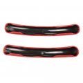 G-plus Universal 15 Steering Wheel Cover Car Anti-skid 2pcs Grip Protector Compatible With Most Trucks Suv Sedans Red