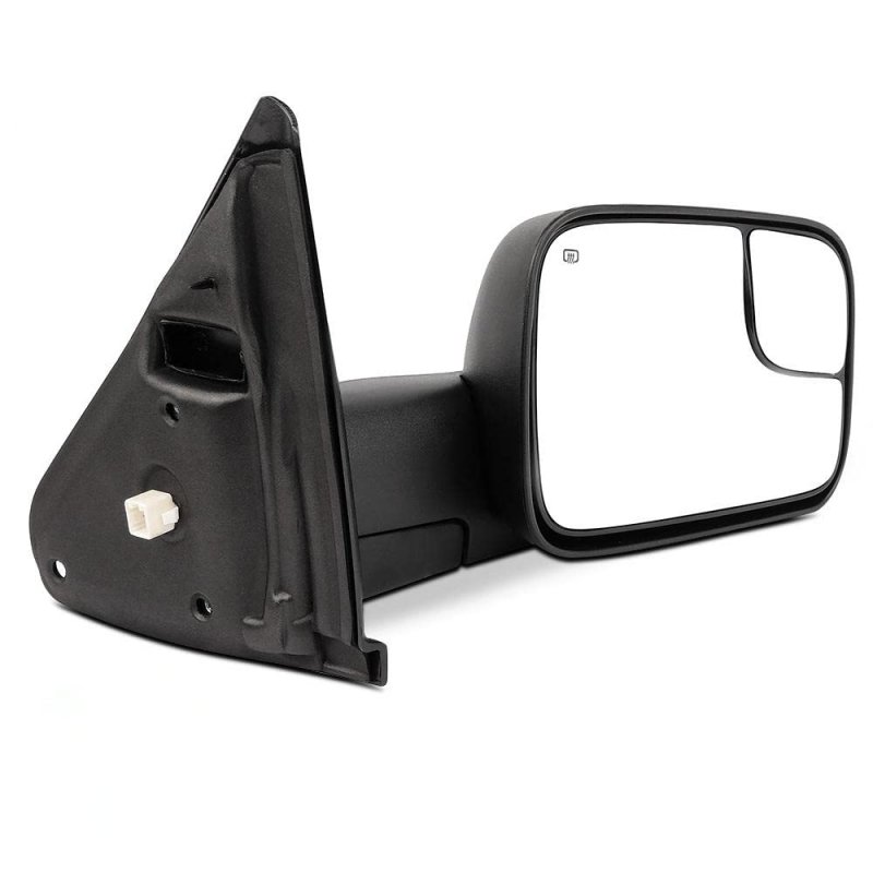 Passenger Side Towing Mirror For 2002-2008 Dodge Ram 1500 And 2003-2009 2500 3500 Power Adjusted Heated Right Manual Folding