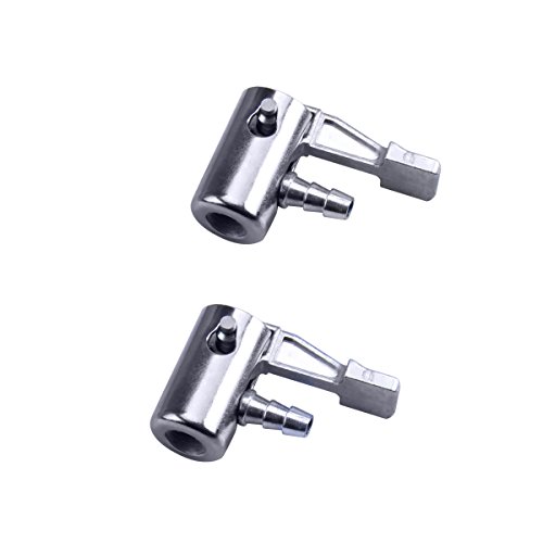 1 4 Lock On All Metal Air Chuck Mini Compressor Portable Tire Inflator Hose End With Barb Connector For Repair Inflate