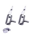 1 4 Lock On All Metal Air Chuck Mini Compressor Portable Tire Inflator Hose End With Barb Connector For Repair Inflate