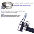 1 4 Lock On All Metal Air Chuck Mini Compressor Portable Tire Inflator Hose End With Barb Connector For Repair Inflate