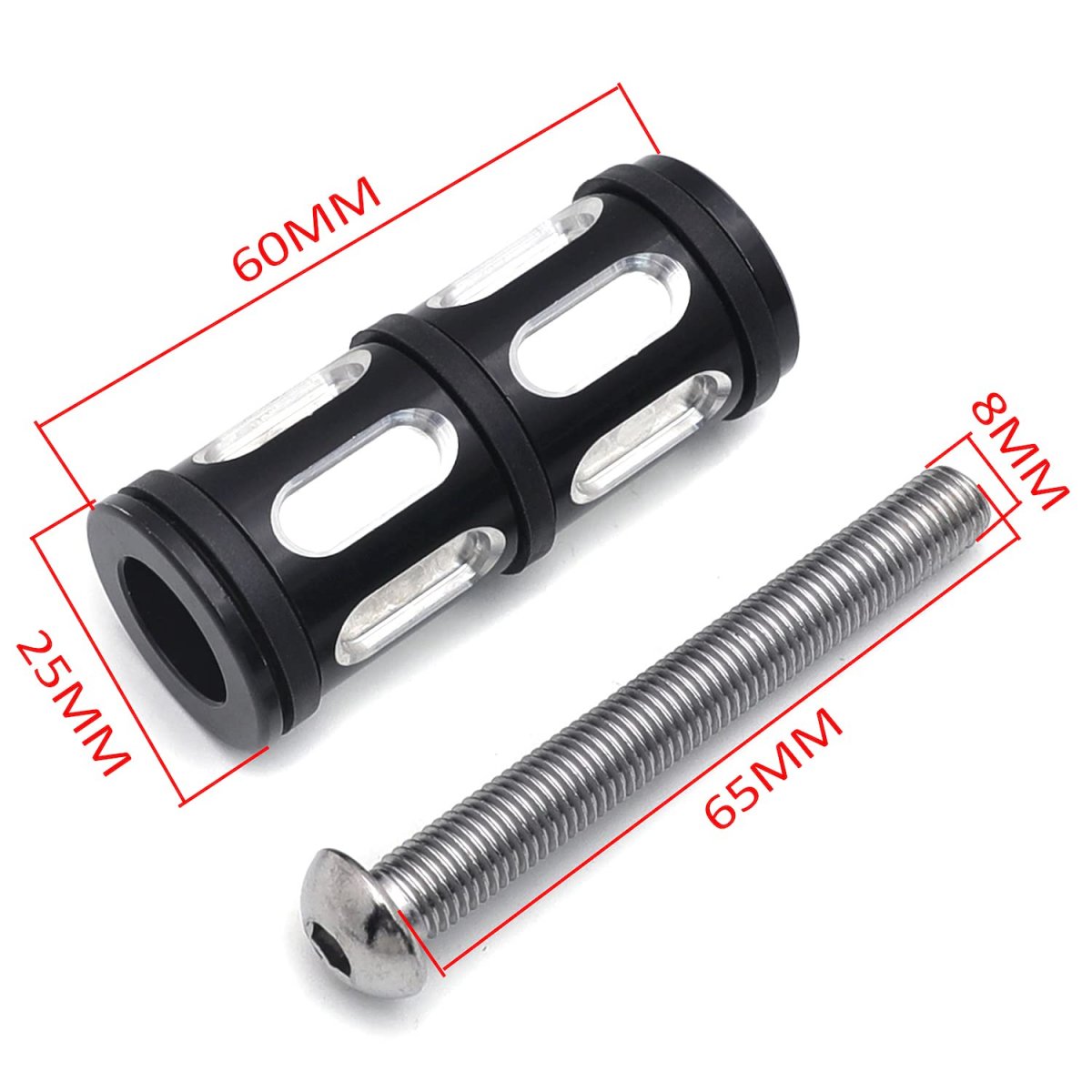 Htt- Style 101-1 Pc Black Billet Shifter Peg For H-d All Models Street Bob Fxdb Fat Fxdf Low Rider Fxdl S Fxdls Wide Glide