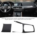 Carbon Fiber Gear Shift Panel Trim Anti Scratch Shifter Cover For X6 G06 Lhd 2018 To 2024 Made From Real