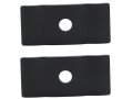 Rear Leaf Spring U-bolt Spacer Plates Set Of 2 Compatible With 2001-2010 Chevy Silverado 2500 Hd V8