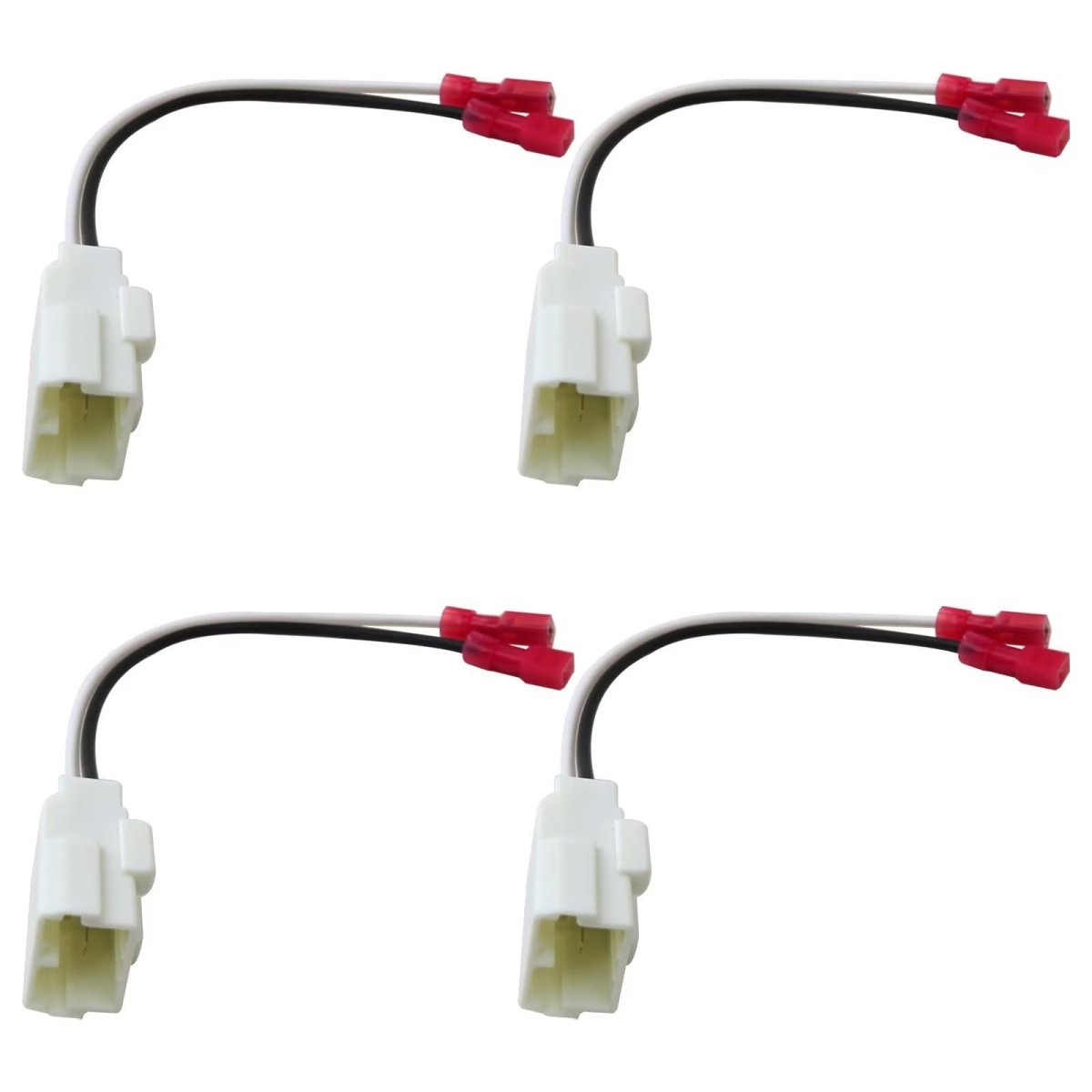 4x Front Rear Door Speaker Wire Harness Connector Plug For Dodge 2003-2019 Ram 2500