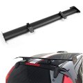 1 Set Rear Trunk Spoiler Wing Aluminum Matte Black For Universal