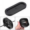 Uxcell Rubber Grommet Oval Double-sided Mount Size 110 X 40 Mm For Wire Protection 4pcs