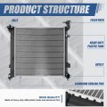 Dpi 13538 Factory Style 1-row Cooling Radiator Compatible With Sonata 1 6l 15-18 Aluminum Core