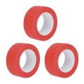 3 Pcs 1 Inch Wide 14 Yards Red Masking Tape Painters Rolls For Home Office Commercial Contractor Clean Drip-free Painting Crepe 