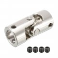 Uxcell 3pcs 10mm To Inner Dia Rotatable Universal Steering Shaft U Joint Coupler L35xd16