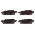Rear Brake Pad Set For Cadillac Escalade 2007 To 2014 Ceramic Friction Material Steel Backing Replacement 19387594 