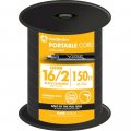 Southwire 150 Ft 16 2 300-volt Cu Black Flexible Portable Power Sjoow Cord 
