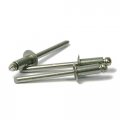 Stainless Steel Pop Rivets 3 32 In Diameter 304 Blind 1 4 Grip Open End Dome Head 100 Pack