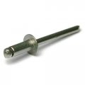 Stainless Steel Pop Rivets 3 32 In Diameter 304 Blind 1 4 Grip Open End Dome Head 100 Pack