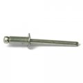 Stainless Steel Pop Rivets 3 32 In Diameter 304 Blind 1 4 Grip Open End Dome Head 100 Pack
