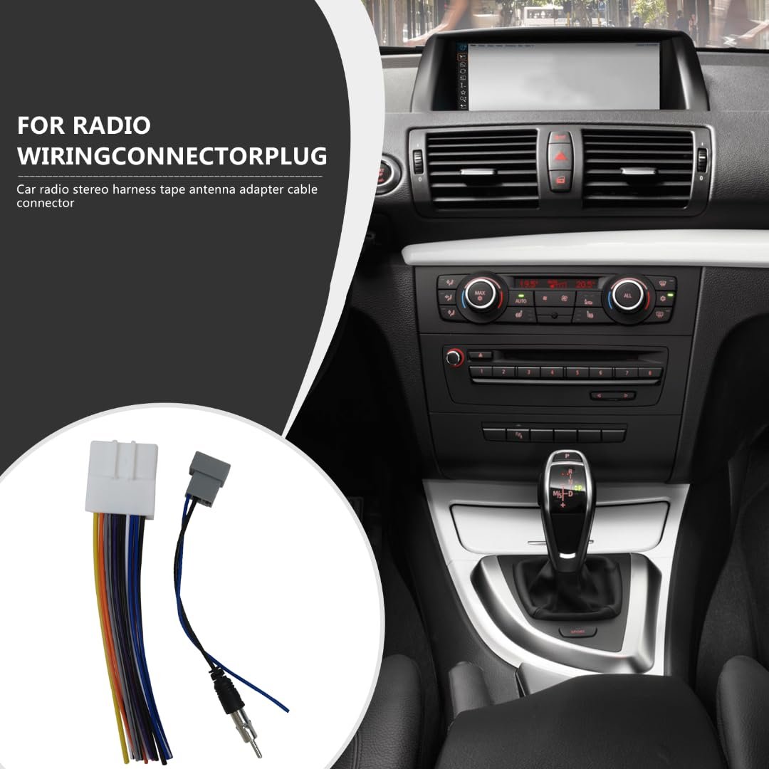 Car Radio Stereo Wire Harness W Antenna Adapter Cable Connector Fit For Subaru 2009 2010 2011 2012 2013 2014 Forester Without