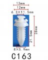 Autobahn88 Cowl Panel Clip Compatible With Gm Oem 15545202 Pack Of 20