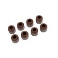Engine Valve Stem Oil Seal Set For Chevy Silverado 25 99 01 Rubber Steel 0 303 In 7 Mmside Diameter 0 616 In 15 65 Outside 
