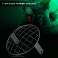 Qiilu Motorcycle 7 Mesh Grill Headlight Cover 8e Guard Bike Motorcycle 8a Headlight In Grill Motorcycl