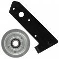 Caltric Deck Brake Actuator Arm And Pulley Compatible With John Deere La120 La125 La135 X110 X120