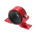 Car Oil Fuel Gas Pump Mounting Bracket 46mm Single Clamp Cradle Aluminum Alloy Red 