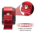Fuel Gas Pump Mounting Bracket 46mm Single Clamp Cradle Aluminum Alloy Red Universal Fit For Car Truck Suv Rv 1 81 In To 2 09
