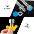Jojofuny 2pcs Bellows Water Heater Replacement Parts Pipes Connectors Gas Hose Connector Kit Stills For Distilling Moonshine