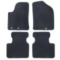Velour Floor Mats For Kia Soul 2014 2019 Custom Fit Front And Rear Black Carpet Liners Anti Slip All Season Full Set Interior 